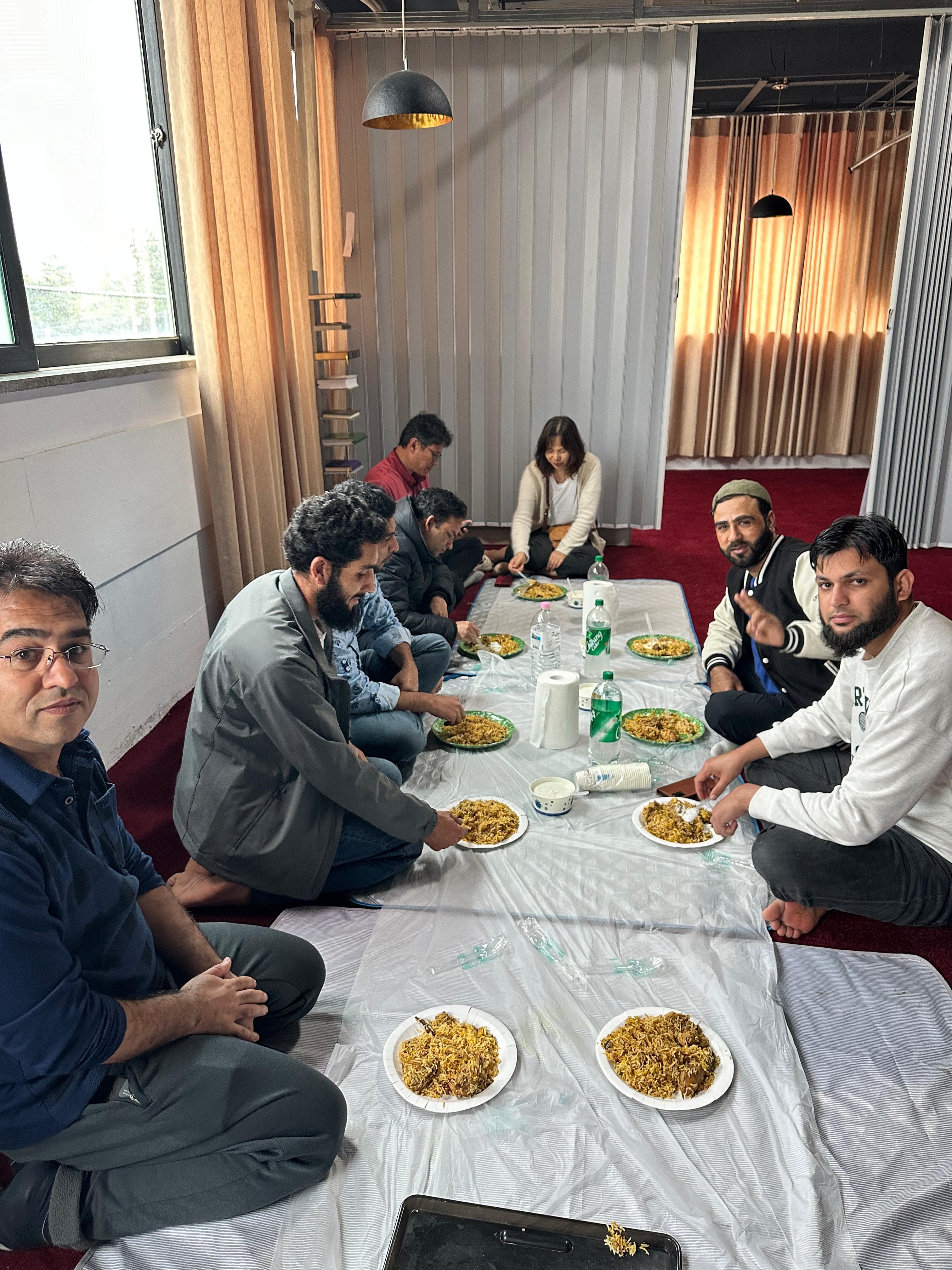 A community meal together