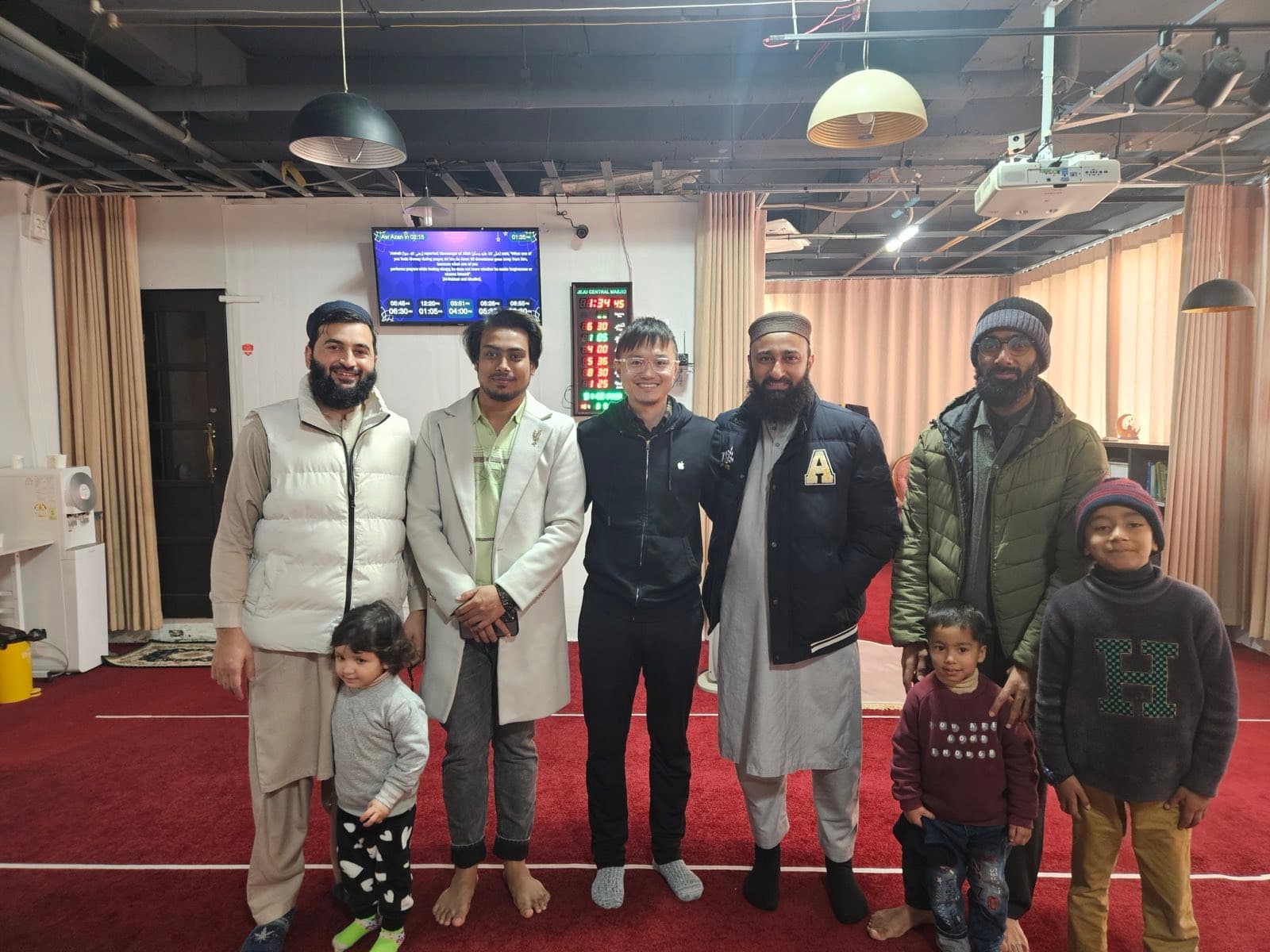 A visitor with our community